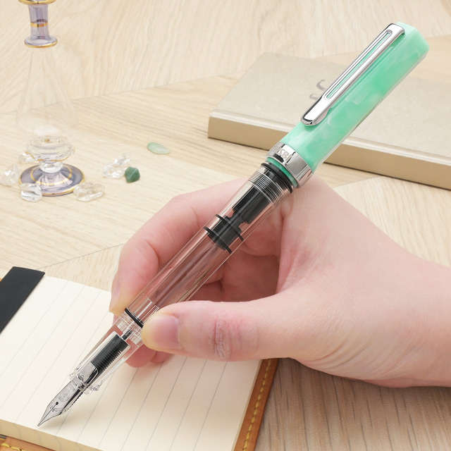 TWSBI（ツイスビー） 万年筆 ECO アマゾナイト エコ TWSBI EF 極細字 F