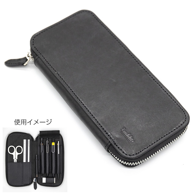 LUDDITE（ラダイト） ペンケース MAYA ラウンドジップペンケース 筆箱