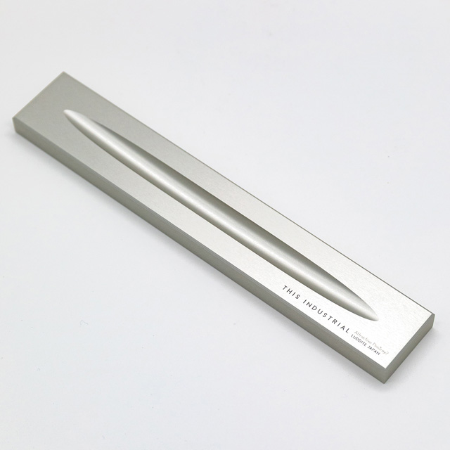 ラダイト　ペントレイ　シルバー LUDDITE（ラダイト） ペントレー 1本用 ペントレイ ペン置き THIS