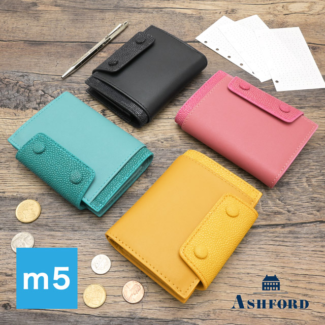 ASHFORD システム手帳 m5 アシュフォード ノア MICRO5 11mm