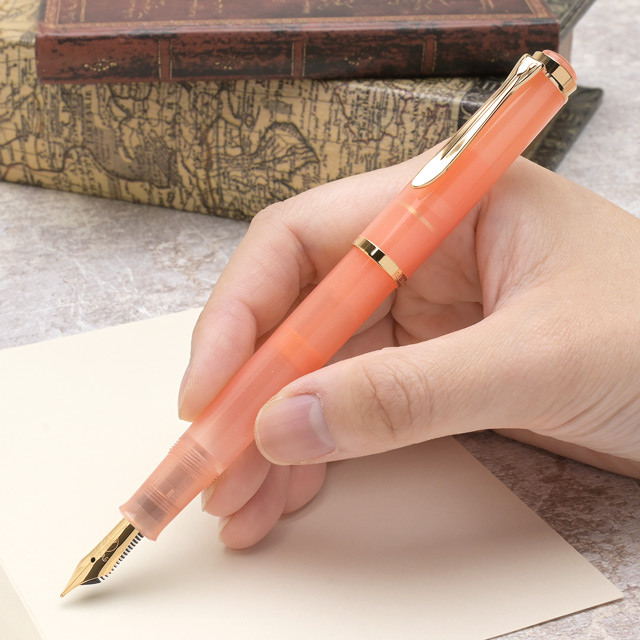 Pelikan（ペリカン） 万年筆 ボトルインク セット アプリコット