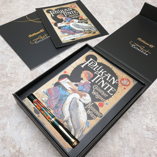 Pelikan（ペリカン）特別生産品 万年筆 スーベレーン M600 アートコレクション ルディ・ローザ