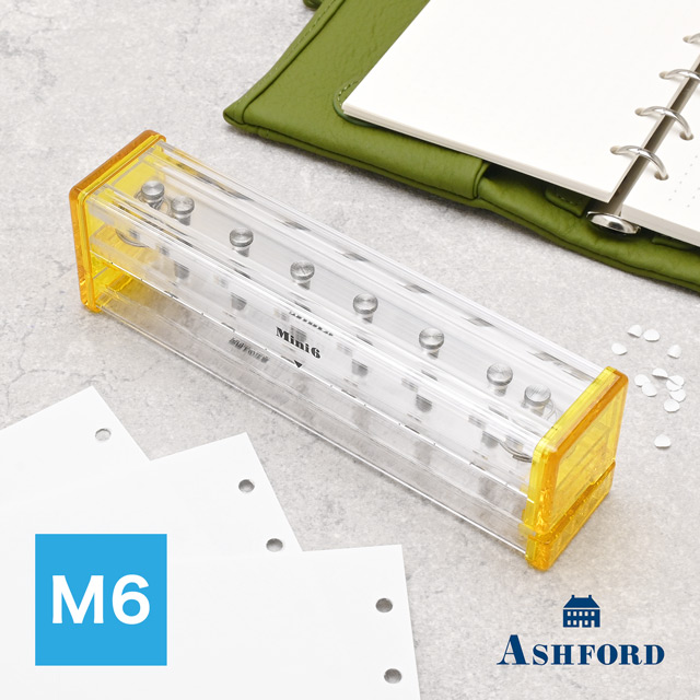 ASHFORD（アシュフォード） MINI6サイズ用6穴パンチ シースルーパンチ