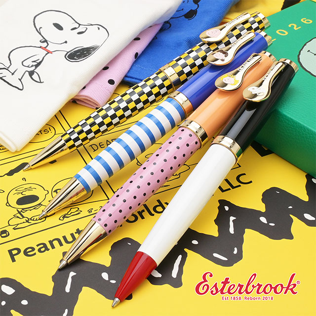 ボールペン スヌーピー エスターブルック ピーナッツ75thシリーズ