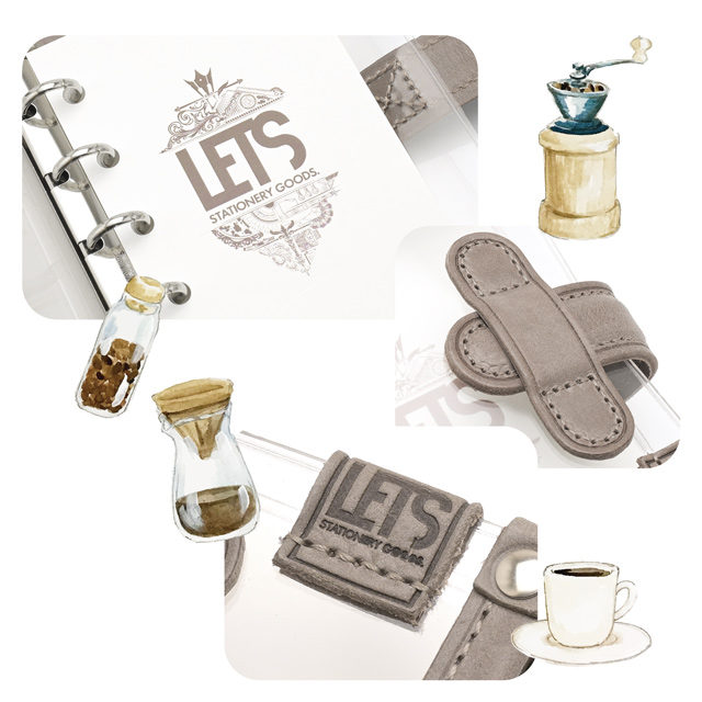 LETSクリアシステム手帳 バイブル BIBLE mostroグレージュ レッツ