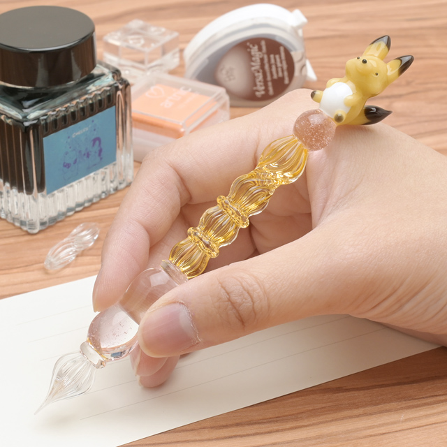 ガラスペン パラグラス animal glass pen キツネ paraglass あすつく