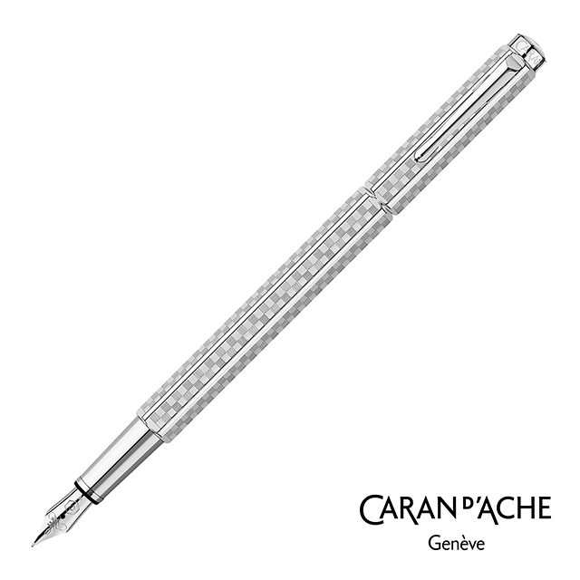 エクリドール 万年筆 カランダッシュ ダミエ 名入れ CARAN D'ACHE