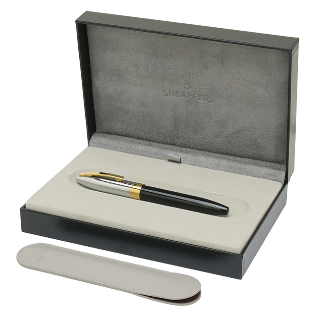 SHEAFFER（シェーファー） 万年筆 名入れ レガシー ブラック＆クローム