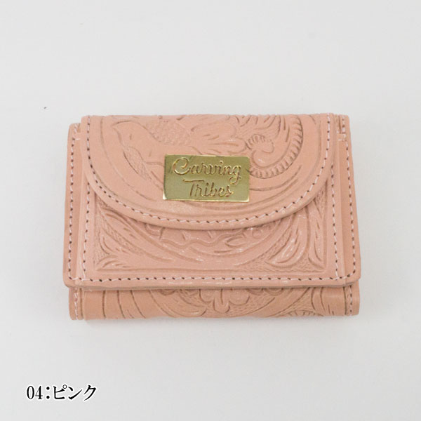 期間限定10%OFF Small wallet スモールウォレット カービングトライブ 