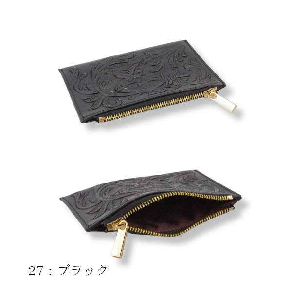 期間限定10%OFF Card case Wallet カードケースウォレット カービング