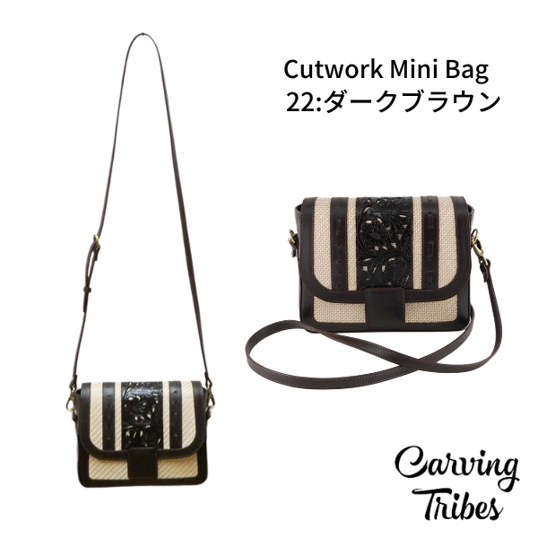 期間限定10%OFF Cutwork Mini Bag カットワークミニバッグ カービングトライブス...