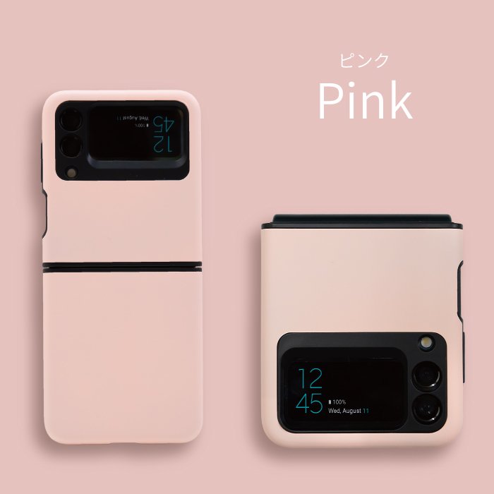 Galaxy Z Flip3 Flip4 専用 ケース カバー 耐衝撃 ポリカーボネート