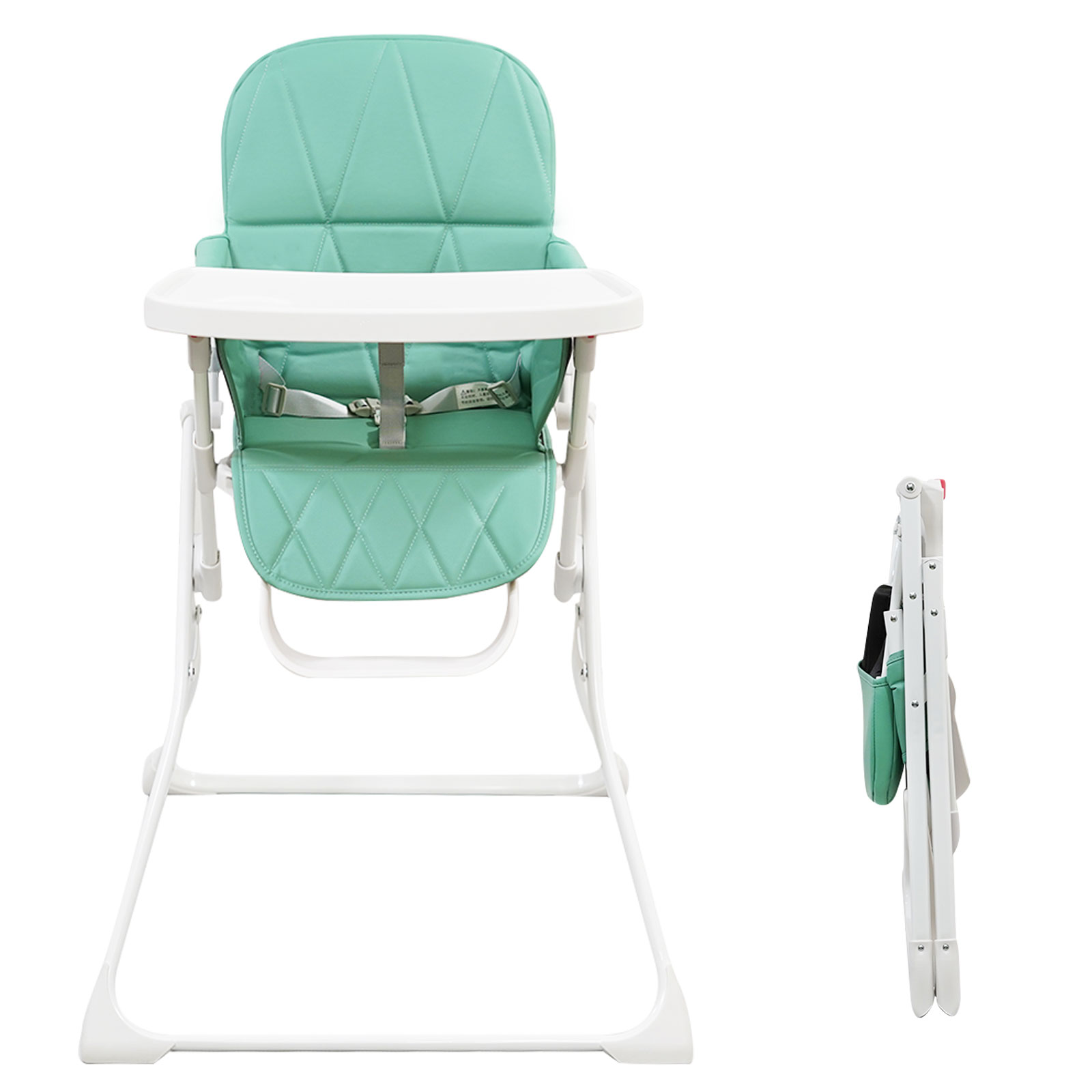 ベビーチェア ハイチェア コンパクト 軽量 折りたたみ 子供 食事 椅子 6ヶ月から36ヶ月まで 赤ちゃん 離乳食 いす 安全ベルト付き  15kgまで対応。