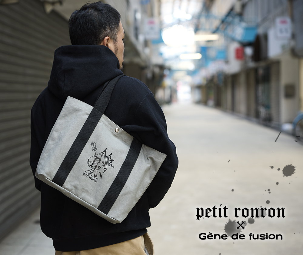 トートバッグ RONRON PETIT NYLON TOTE BAG BLACK DOT RR25BBG4580BD nylon tote bag | designed to be better | shortyLOVE