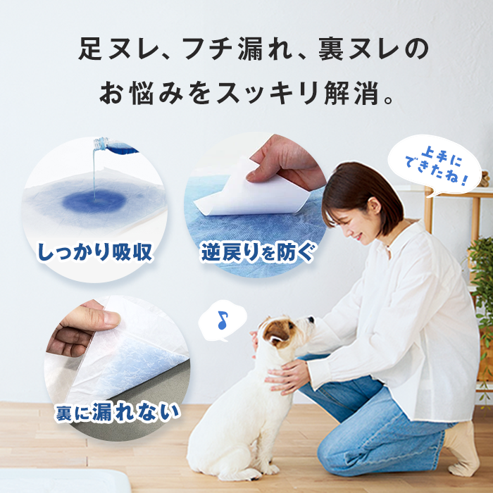 リフレシーツ 吸収プレミアム レギュラー 100枚×1袋 ペットシーツ 厚型