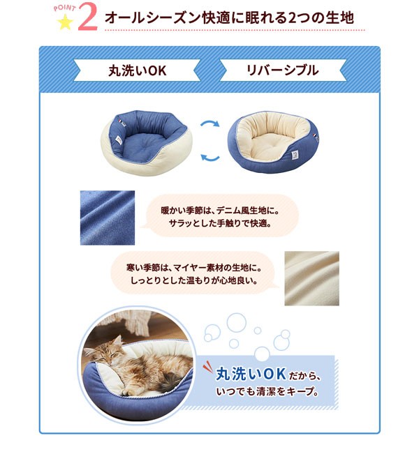 オールシーズン快適に眠れる2つの生地