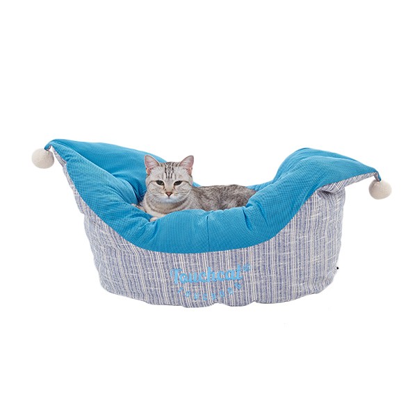 猫 ベッド ボートベッド ストライプ 大人気 新色 春 夏 爽やか