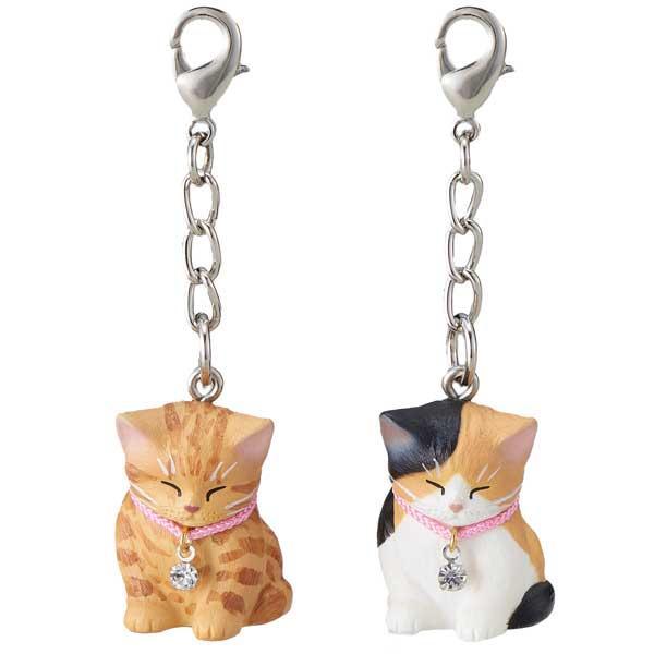 高額売筋】 Little Gifts メタル チャーム キーホルダー 猫 ネコ