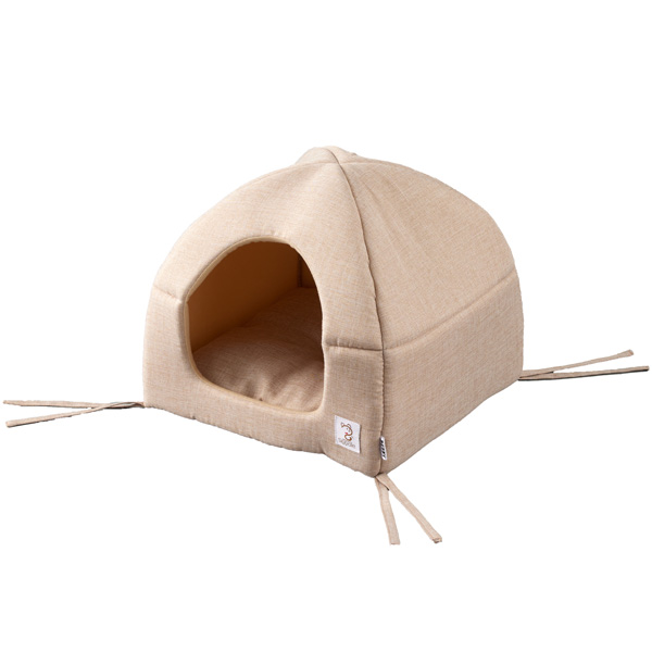 Amazon | ケージ用天井ボアベッド 枕付き ベージュ 猫 ベッド