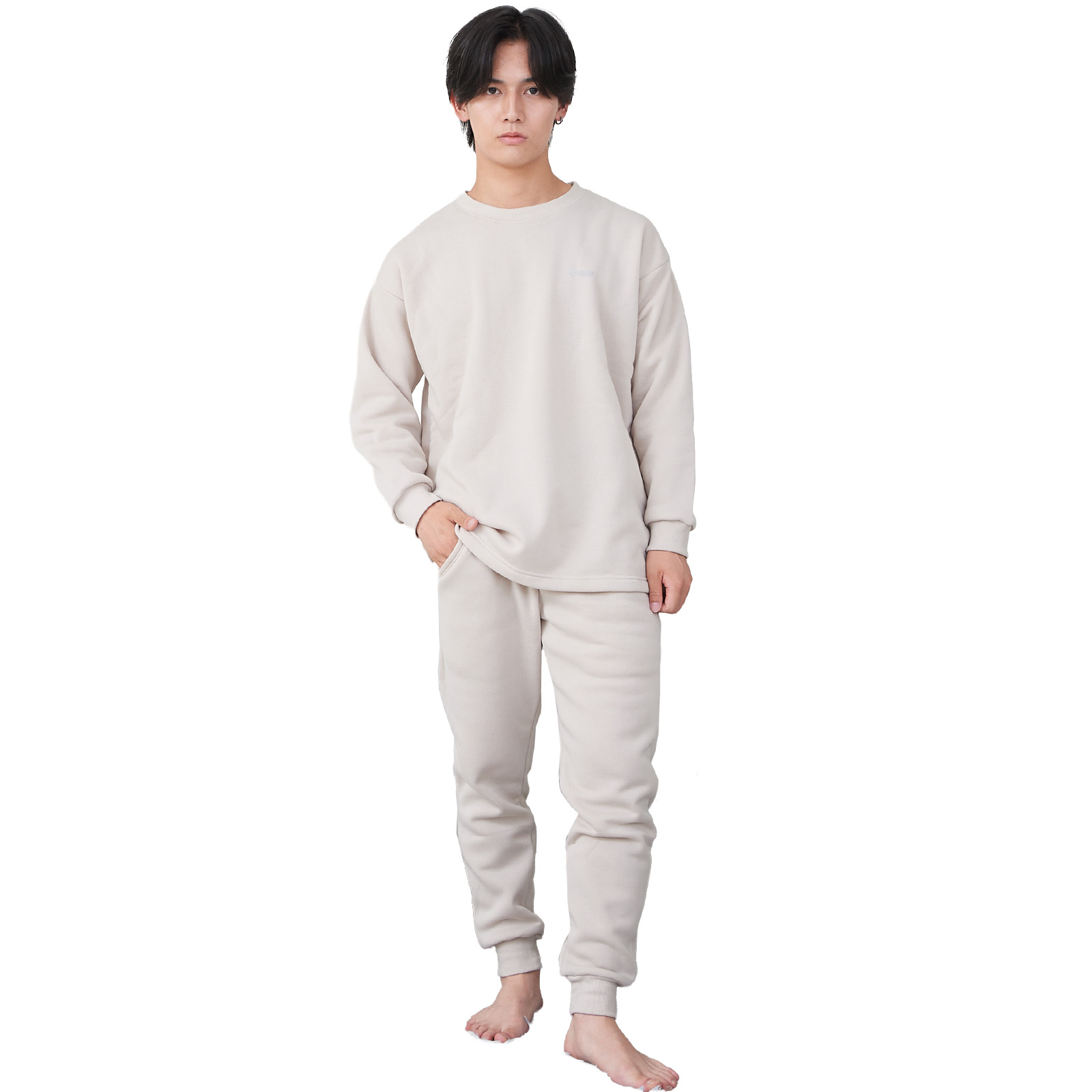 Luanna Jena × コラントッテ リラクシングウェア 血行促進 裏起毛 長袖
