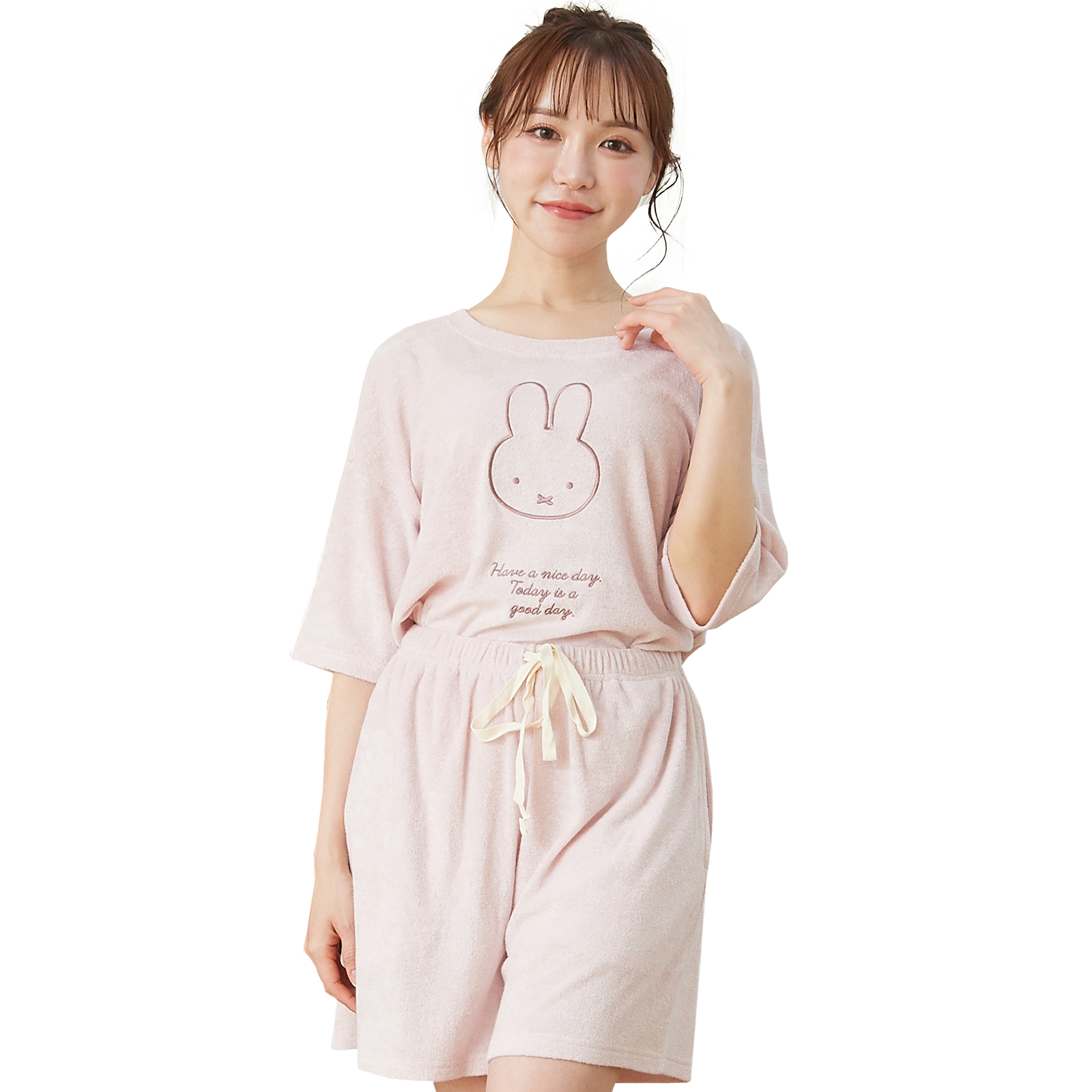 anan掲載 ミッフィー miffy ルームウェア レディース パジャマ 春 夏 半袖 ショートパンツ 上下セット かわいい 部屋着 外出 女性 大人  LuannaJena : 1580855 : PERDINヤフーショップ - 通販 - Yahoo!ショッピング