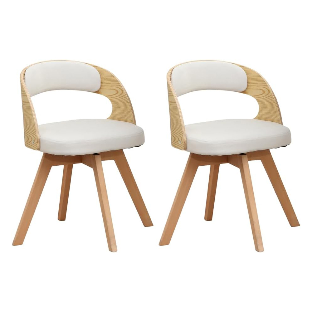 ダイニングチェア 2脚セット 回転式 ダイニング椅子 回転チェア