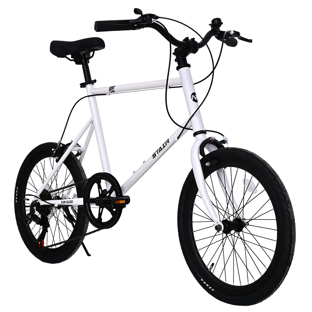 自転車 20インチ ミニベロ 小径車 6段変速 通勤 通学 街乗り シティ