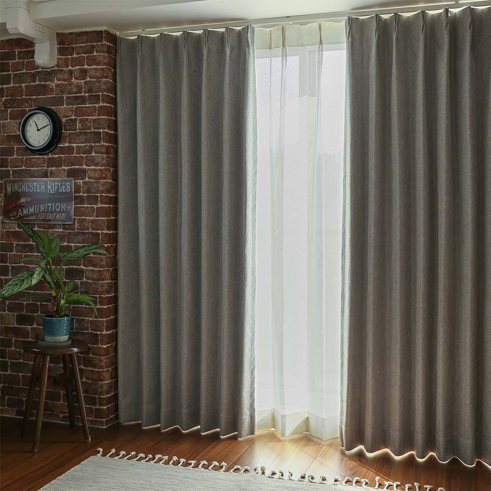 カーテン メンズ おしゃれ 遮光 オーダー 完全遮光 洗濯可能 遮熱