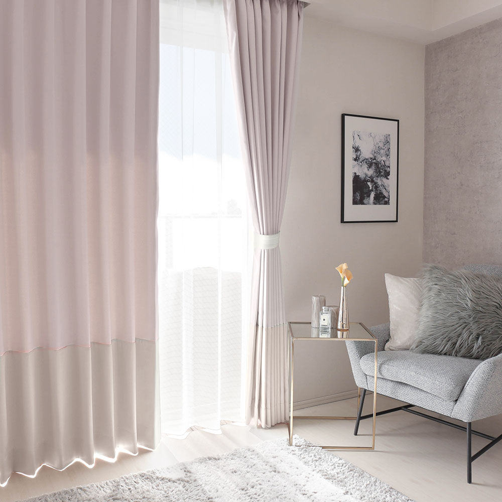 グレーホワイト 遮光カーテン 当店イチ押しカーテンがジョイントの