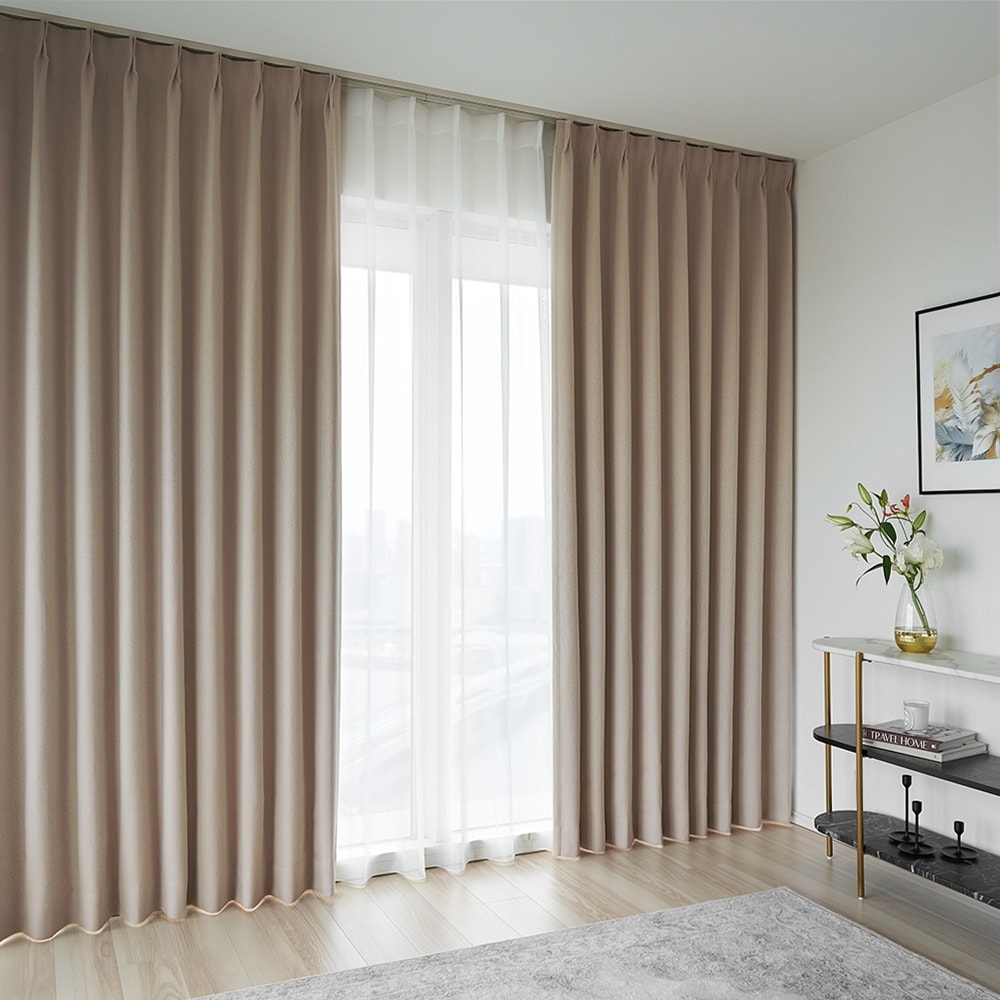 高級カーテン レース 2種セット Sumiko Honda ベージュ シルバー 高級 レースカーテン 2つセット Sumiko Honda シルバー メッシュ 高級