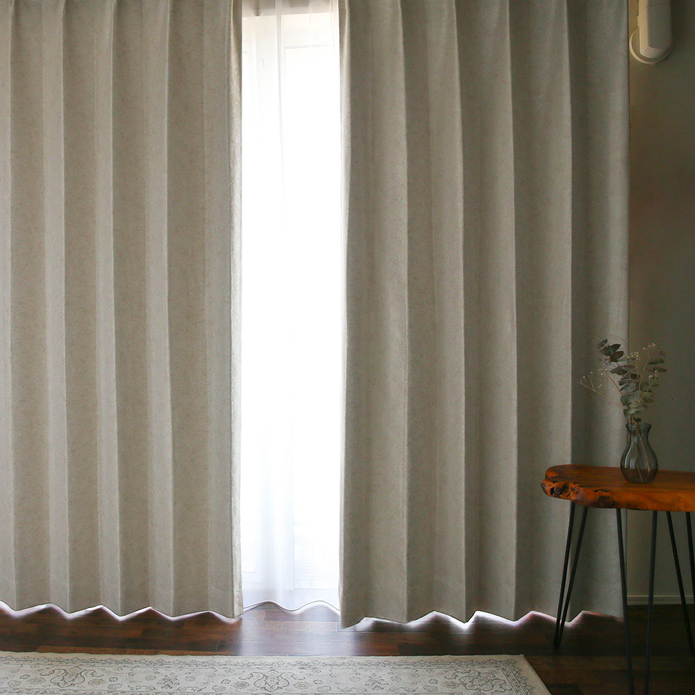 ヴィンテージ カーテン 完全遮光 このかっこ良さに唸る！重厚な光沢の