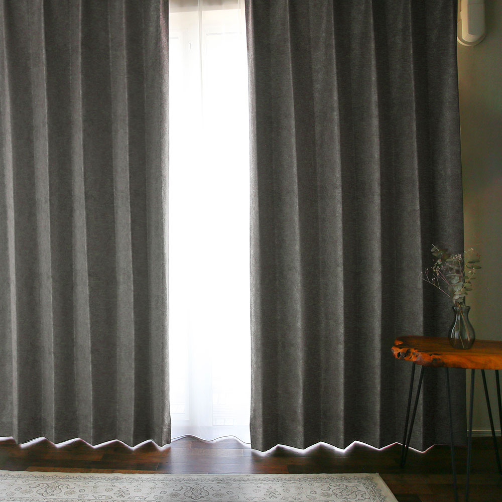 ヴィンテージ カーテン 完全遮光 このかっこ良さに唸る！重厚な光沢の