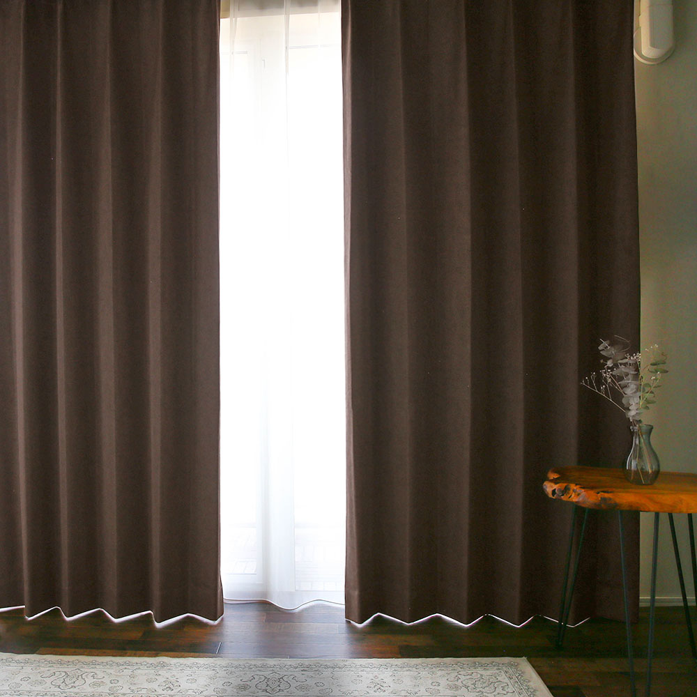 ヴィンテージ カーテン 完全遮光 このかっこ良さに唸る！重厚な光沢の