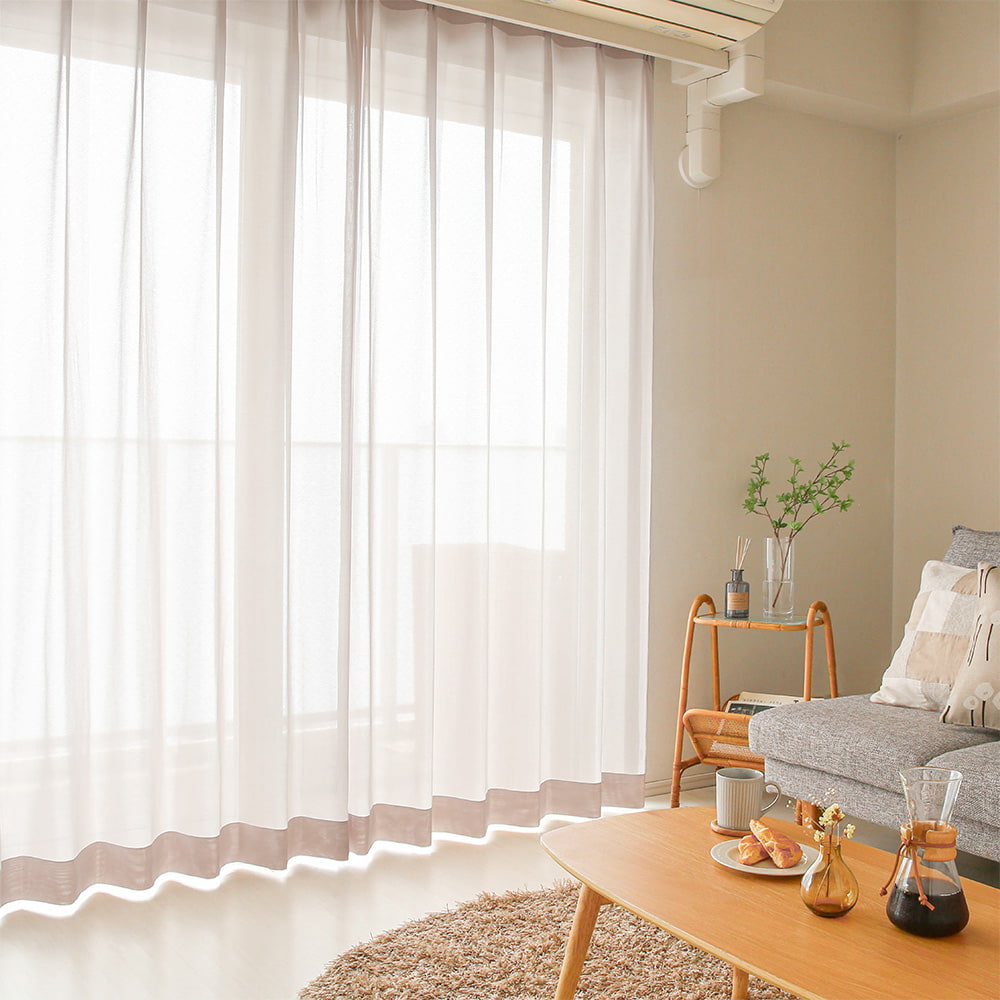 遮像レースカーテン 大人気の ふわりぃ シリーズから、ラメがきらめく3