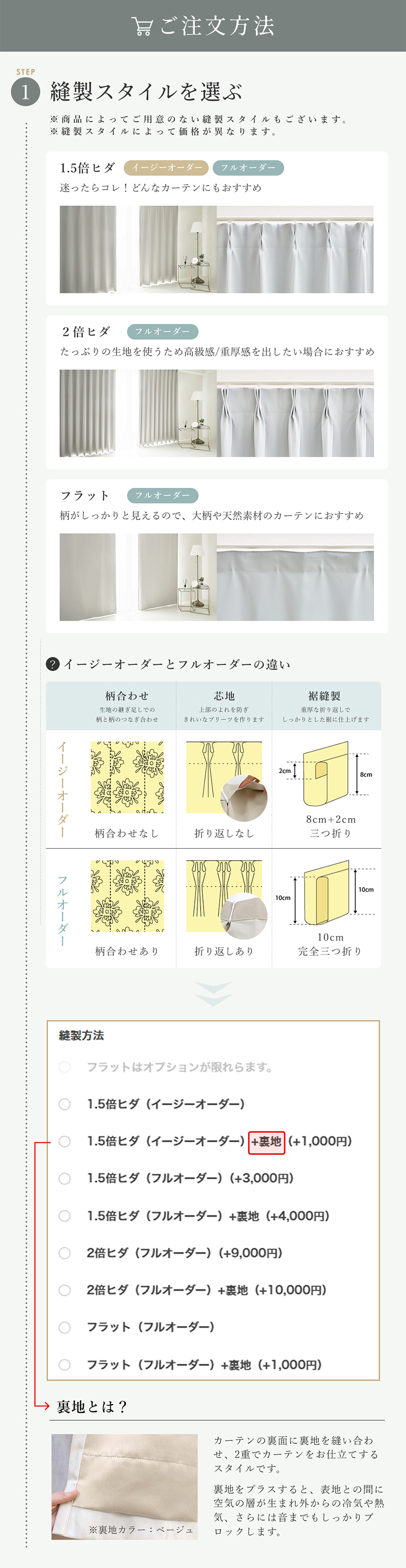 カーテンスタイル紹介