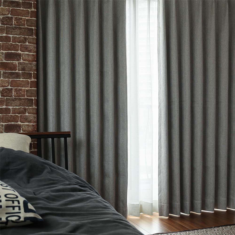 カーテン メンズ おしゃれ 遮光 オーダー 完全遮光 洗濯可能 遮熱