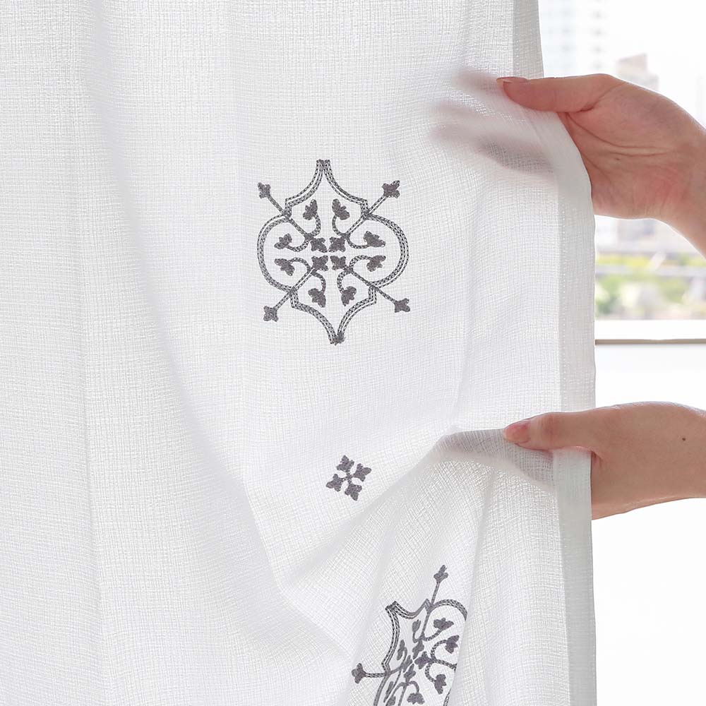 レースカーテン オーダー 遮像レースカーテン 1.5倍ヒダ 最短・翌日