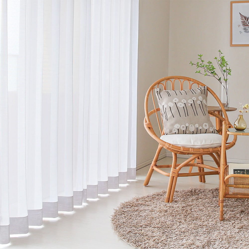 遮像レースカーテン 大人気の ふわりぃ シリーズから、ラメがきらめく3