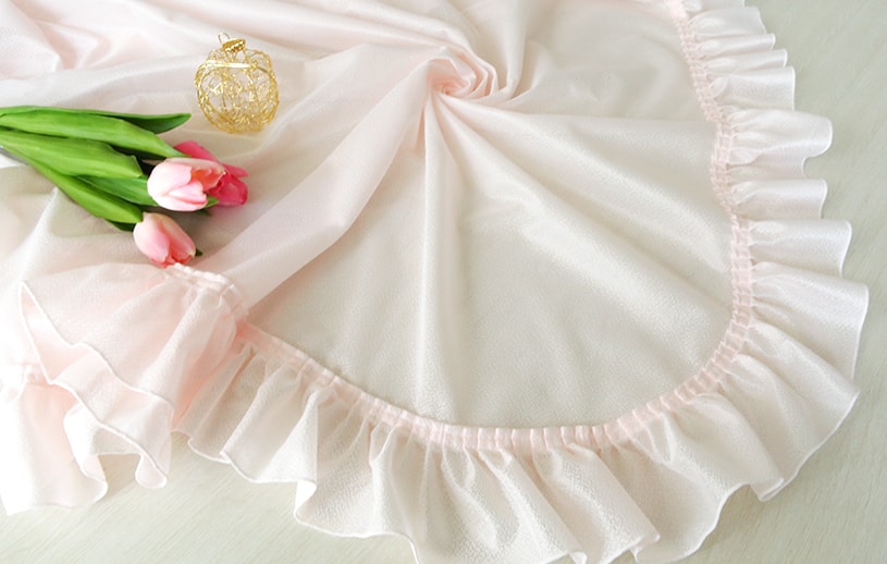 レースカーテン 韓国 オーダー ミラー 洗濯可能 UVカット ピンク 韓国