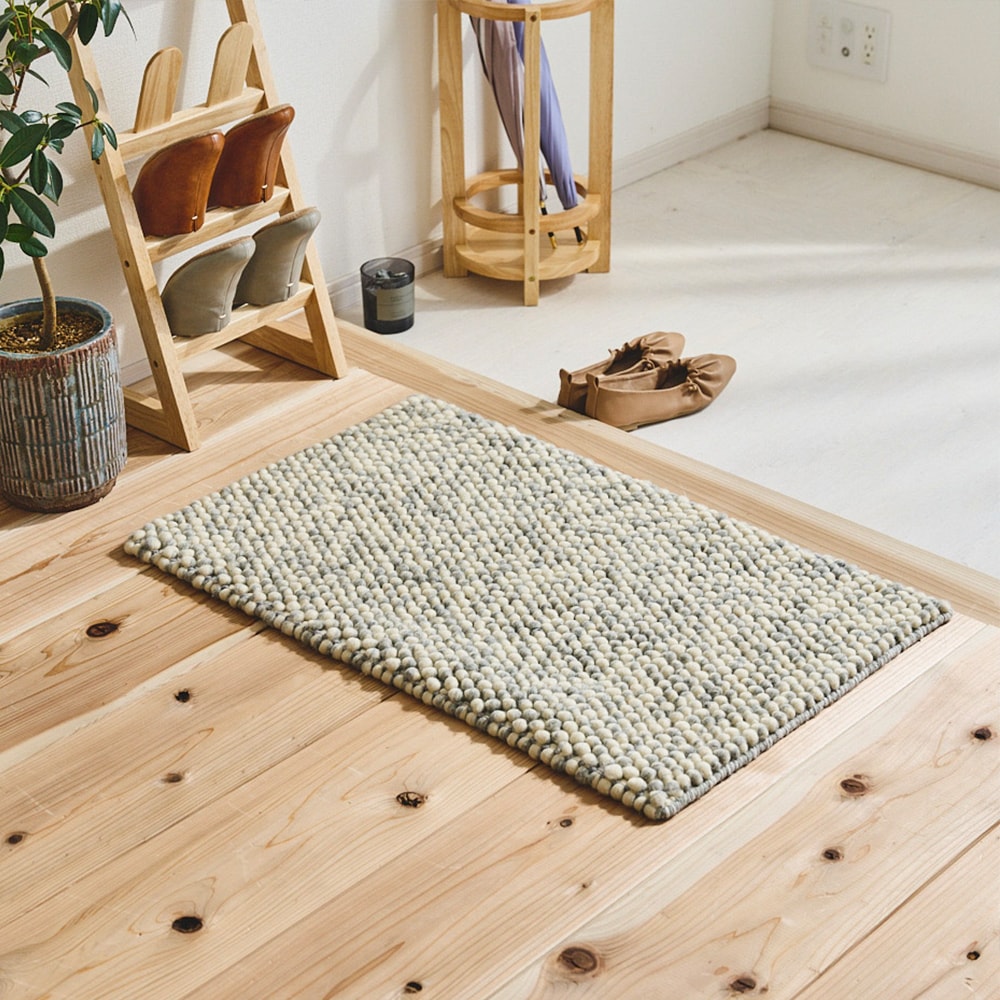 ウール 玄関マット 50×80 cm モンゴル産 ウール 玄関マット 60×90 cm モンゴル産 | PAY ID