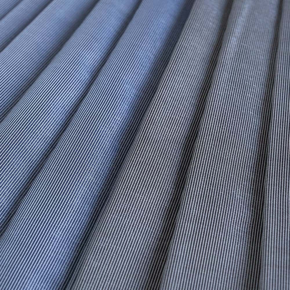 レースカーテン オーダー ミラー 洗濯可能 UVカット ブルー オーダー