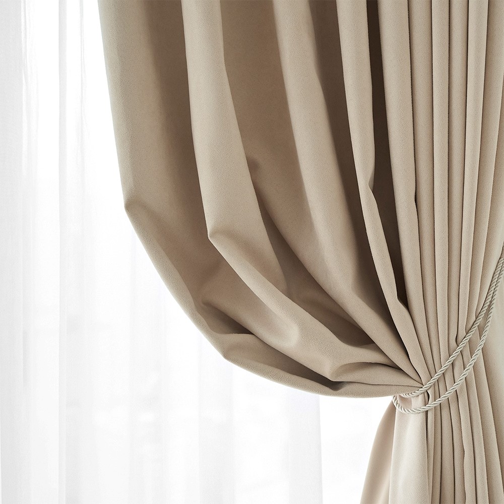 カーテン 遮光カーテン 遮光 モダン スエード スエード調 ベルベット