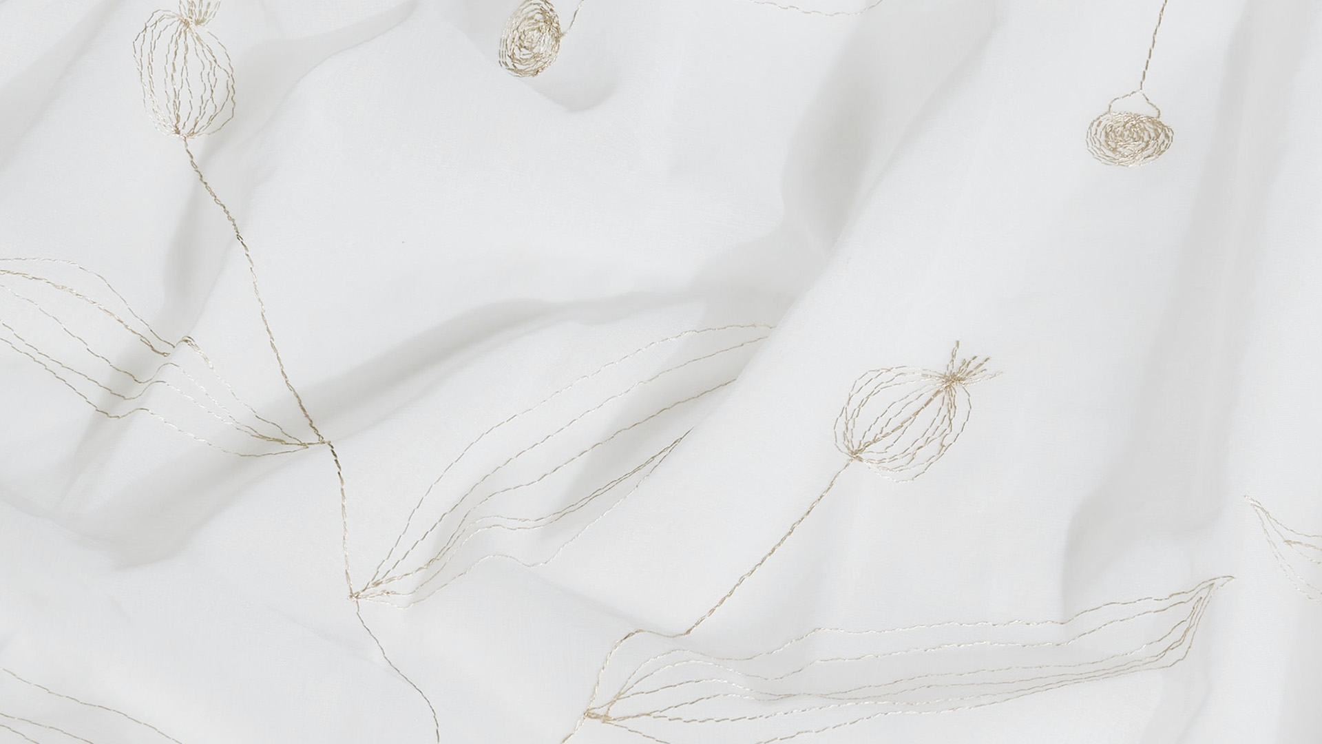 スミノエ レースカーテン 刺繍レース エンブロイダリー シームレス