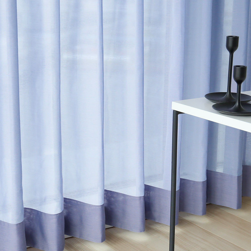 ラグジュアリー レースカーテン 洗練された美しさを放つ、シャンブレー