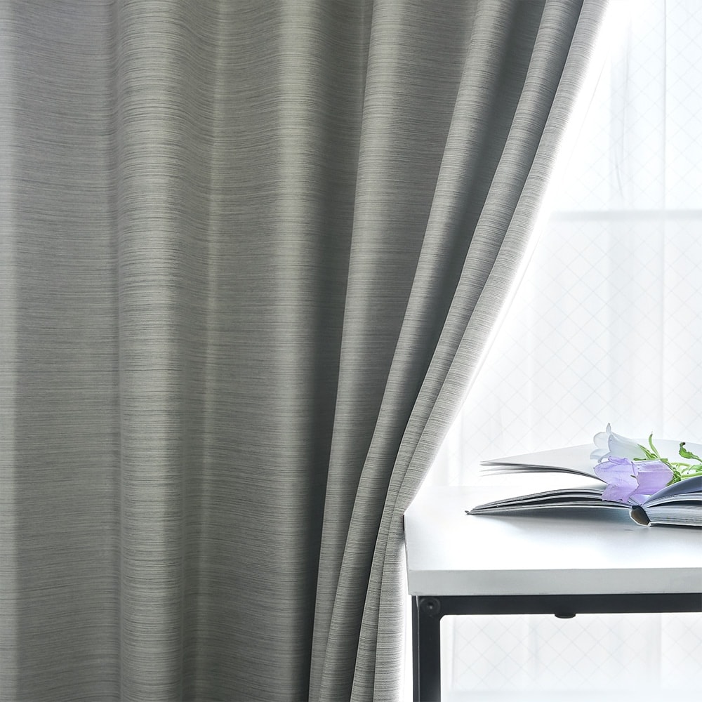 レースカーテンセット 遮光カーテン 美しい艶感と極上のドレープに