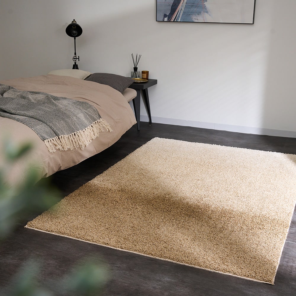 ラグ ラグマット 日本製 洗える 防ダニ 幅130cm×長さ190cm グリーン 消