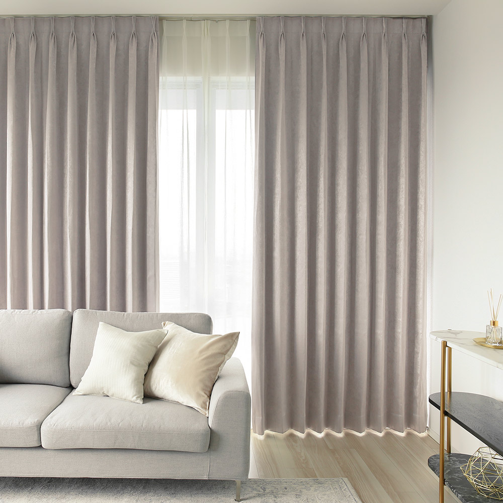 スミノエ　オーダーカーテン　リビング用 スミノエ オーダーカーテン スミノエケイランサス V1234-1235洗える