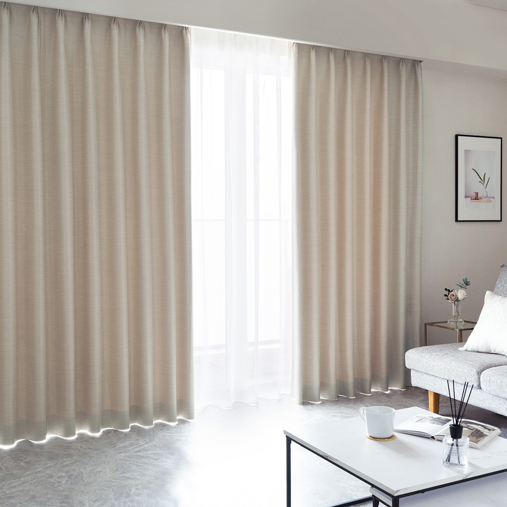 カーテン 1級遮光 2級遮光 遮光 艶 ドレープカーテン 光沢 無地 遮熱