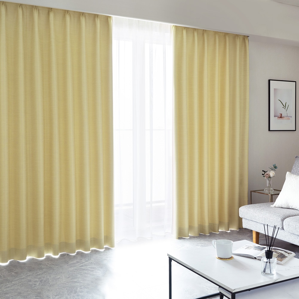 レースカーテンセット 遮光カーテン 美しい艶感と極上のドレープに