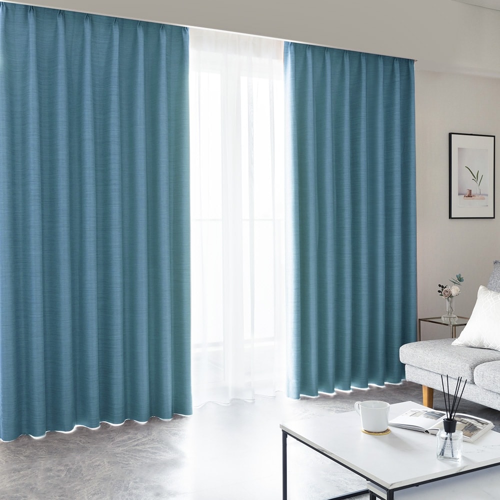 カーテン 1級遮光 2級遮光 遮光 艶 ドレープカーテン 光沢 無地 遮熱